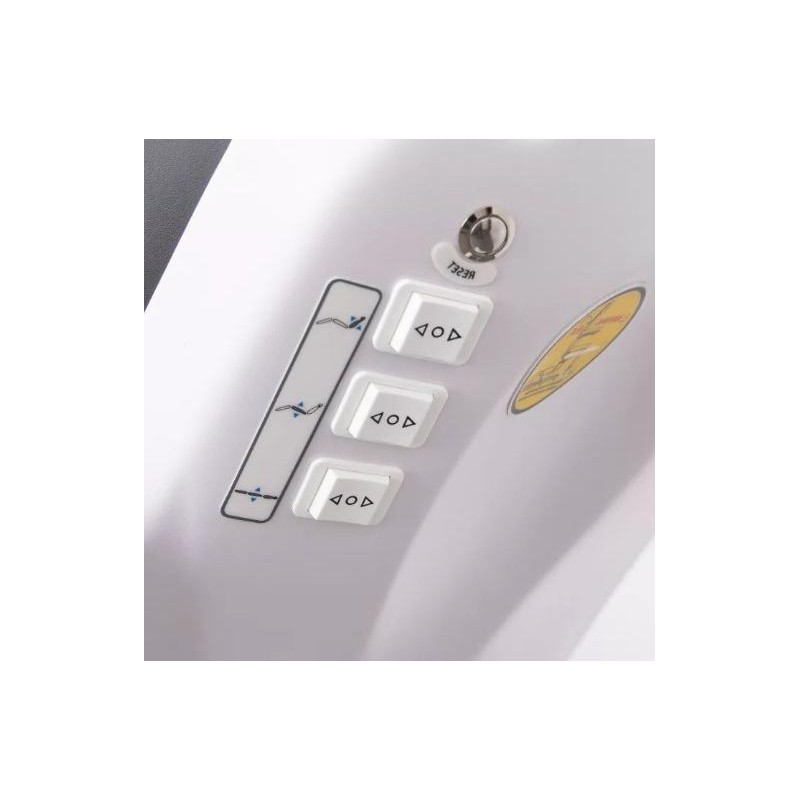 Fotel kosmetyczny UNICO Plus z podgrzewaniem grafitowy -Fotele kosmetyczne elektryczne- 